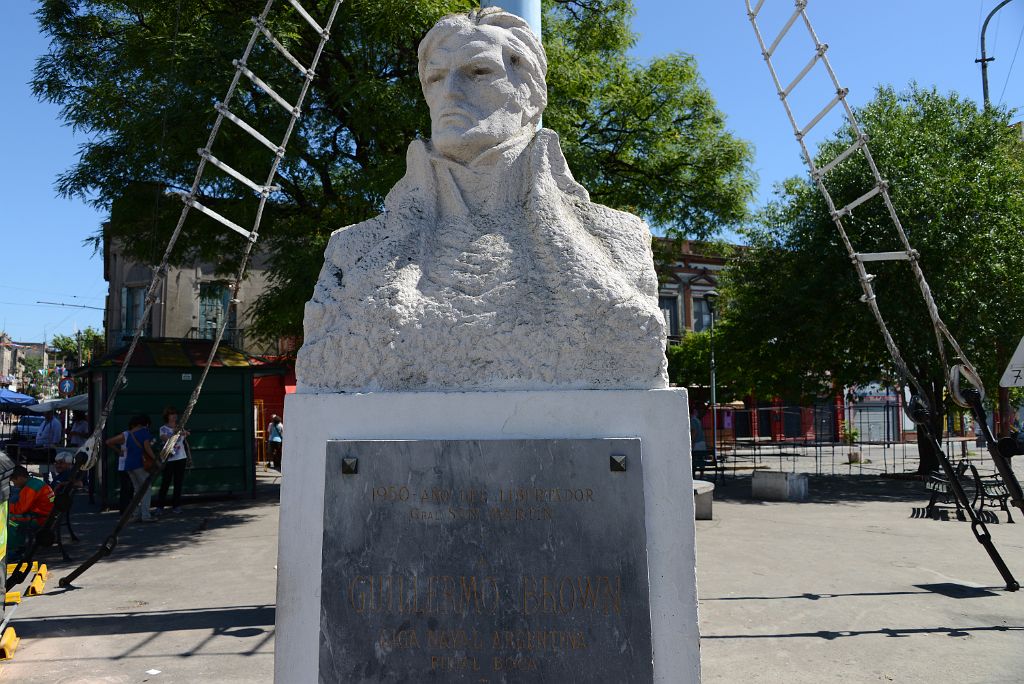 07 Statue Of Admiral William Guillermo Brown National Hero And Father Of Argentine Navy La Boca Buenos Aires